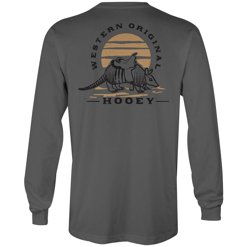 HOOey "Armadillo" Grey Long Sleeve Shirt 3 HOOey "Armadillo" Grey Long Sleeve Shirt
