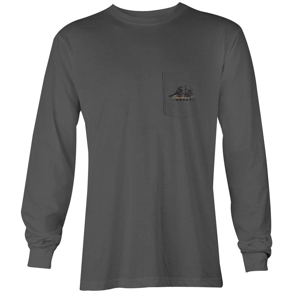 HOOey "Armadillo" Grey Long Sleeve Shirt 4 HOOey "Armadillo" Grey Long Sleeve Shirt - Image 2
