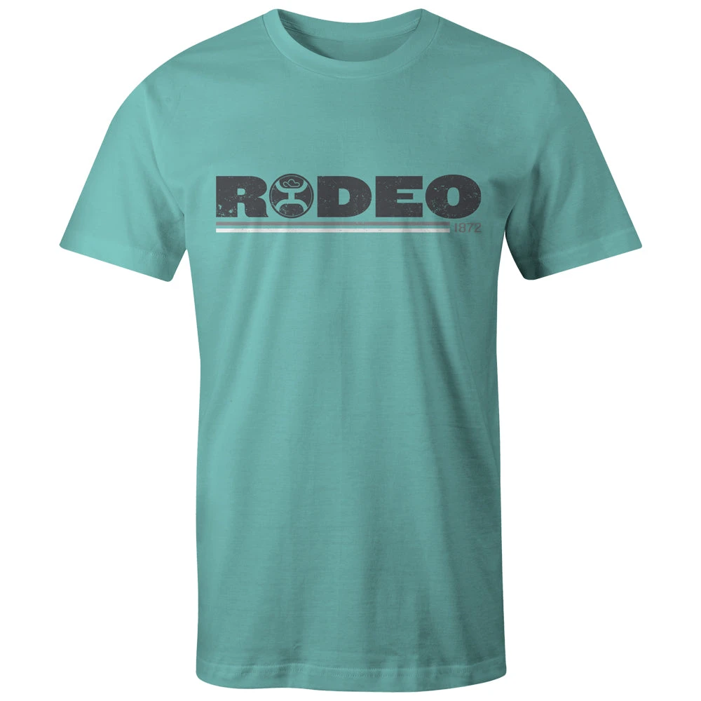 HOOey Youth "Rodeo" Turquoise W/Grey/White Logo T-shirt 3 HOOey Youth "Rodeo" Turquoise W/Grey/White Logo T-shirt