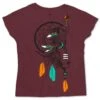 HOOey Youth "Spirit" Cranberry T-shirt W/a Horse Dreamcatcher -HOOey Shop HT1539MA b6f21dc8 b285 48cb 986f d405d5d71a53