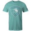 HOOey Youth "Summit" Turquoise W/Navy/White Logo T-shirt -HOOey Shop HT1546TQ front 741f3e5d c2a3 4174 b8bb 6c3ee909dbfa