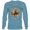 HOOey "Punchy" Denim Long Sleeve T-shirt -HOOey Shop HT1560DE FRONT