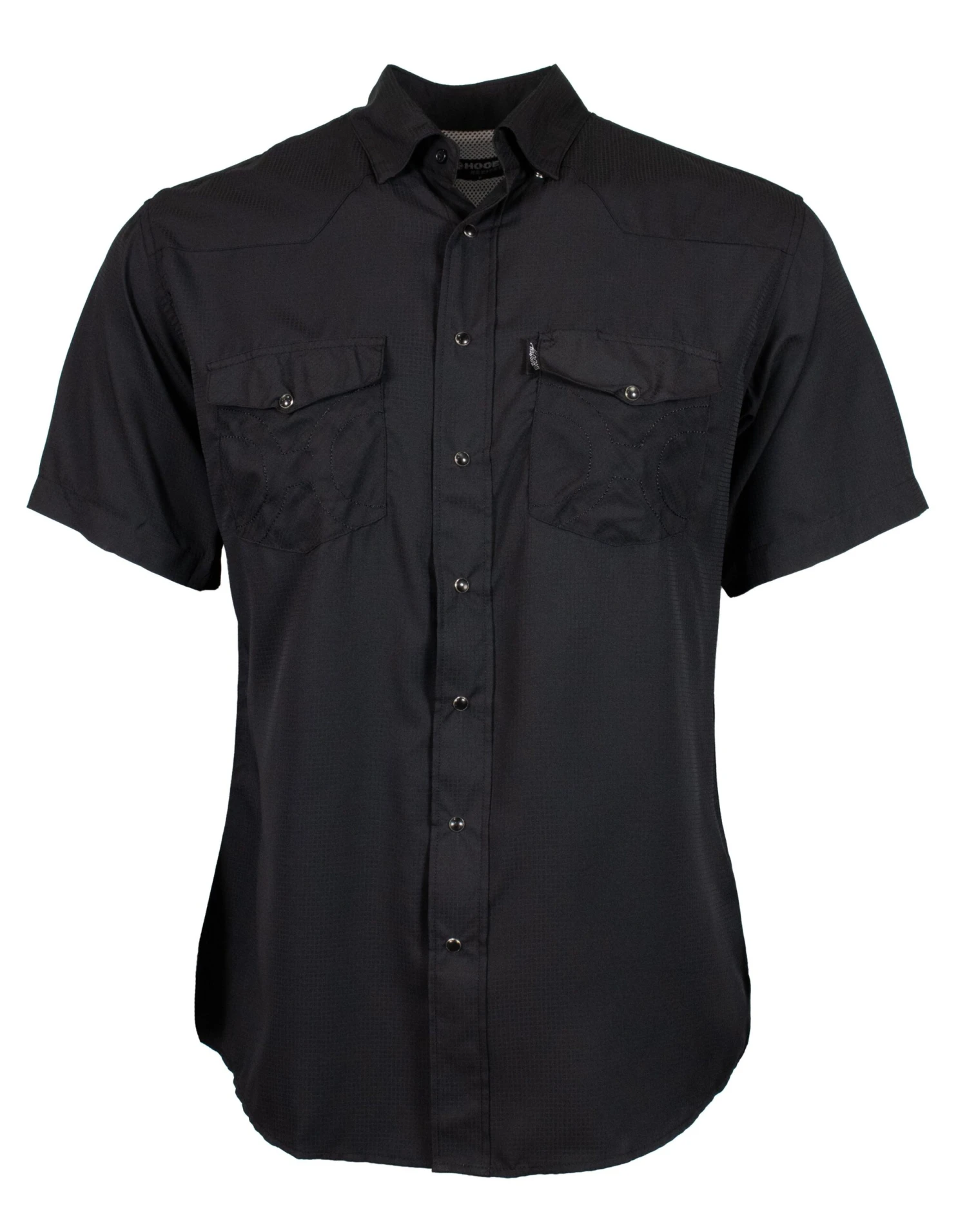 HOOey "Sol" Black Short Sleeve Pearl Snap Shirt 3 HOOey "Sol" Black Short Sleeve Pearl Snap Shirt