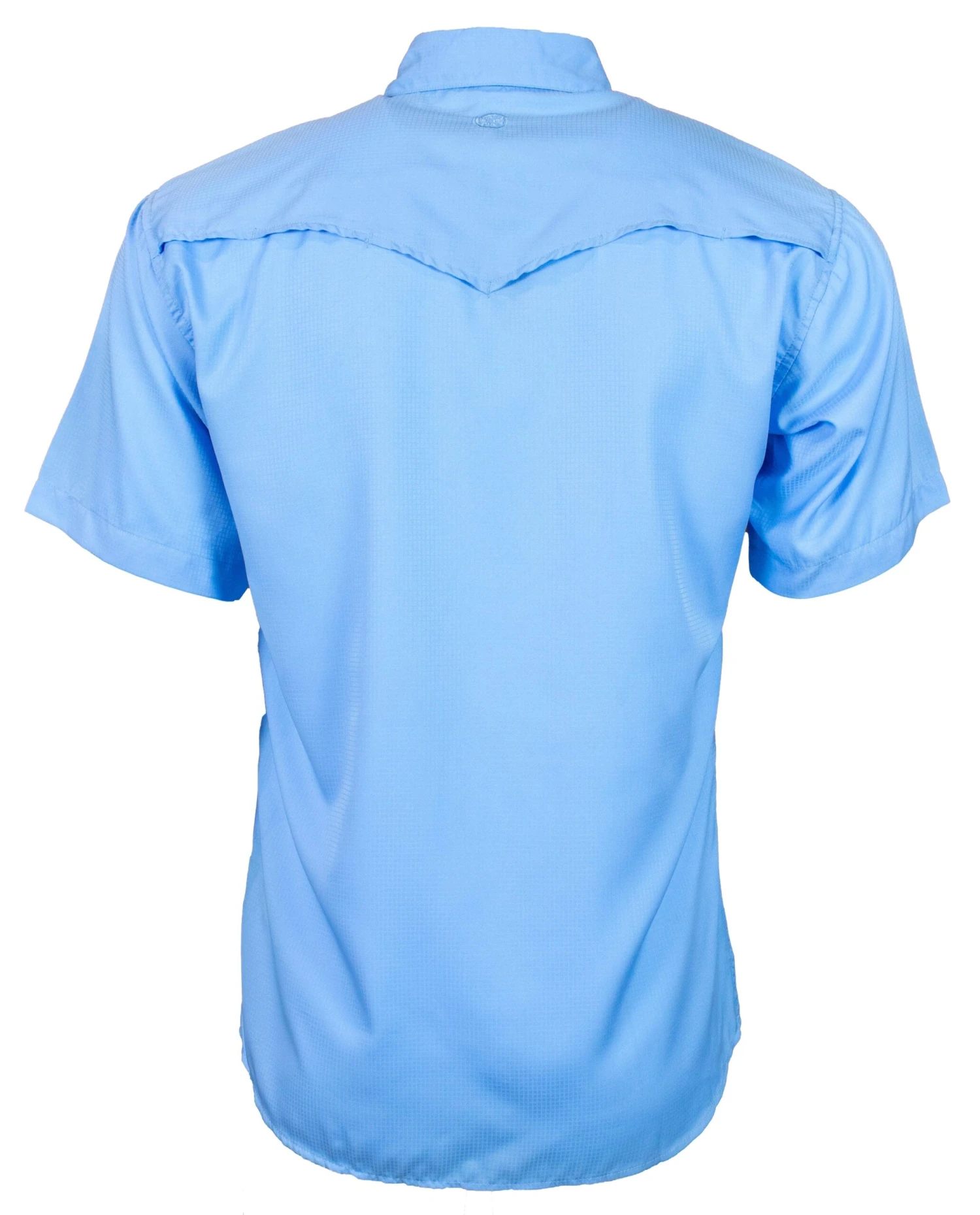 HOOey "Sol" Sky Blue Short Sleeve Pearl Snap Shirt 4 HOOey "Sol" Sky Blue Short Sleeve Pearl Snap Shirt - Image 2