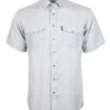 HOOey "Sol" Grey Short Sleeve Pearl Snap Shirt -HOOey Shop HT1610GY