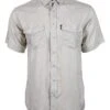 HOOey "Sol" Tan Short Sleeve Pearl Snap Shirt -HOOey Shop HT1610TN