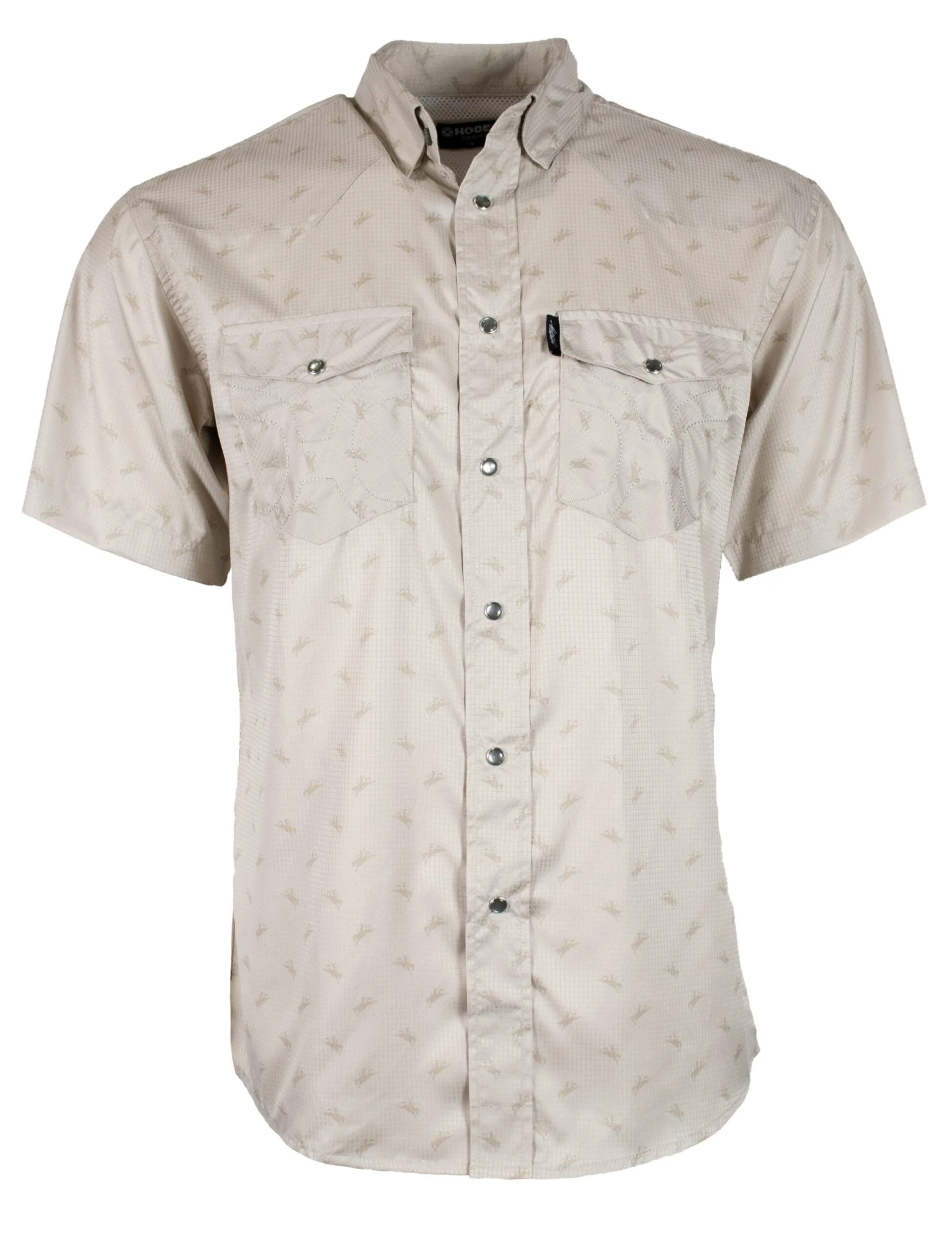 HOOey "Sol" Punchy Tan Short Sleeve Pearl Snap Shirt 3 HOOey "Sol" Punchy Tan Short Sleeve Pearl Snap Shirt