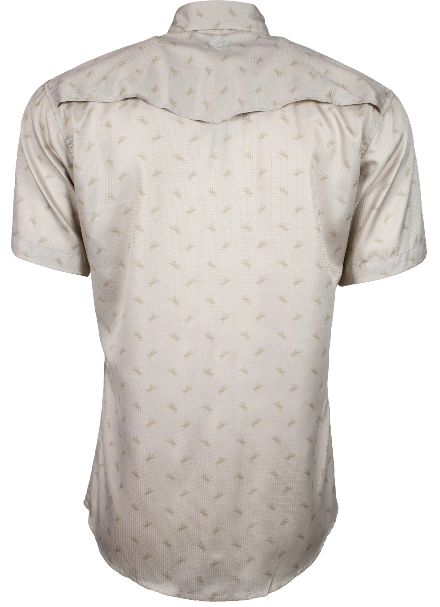 HOOey "Sol" Punchy Tan Short Sleeve Pearl Snap Shirt 4 HOOey "Sol" Punchy Tan Short Sleeve Pearl Snap Shirt - Image 2