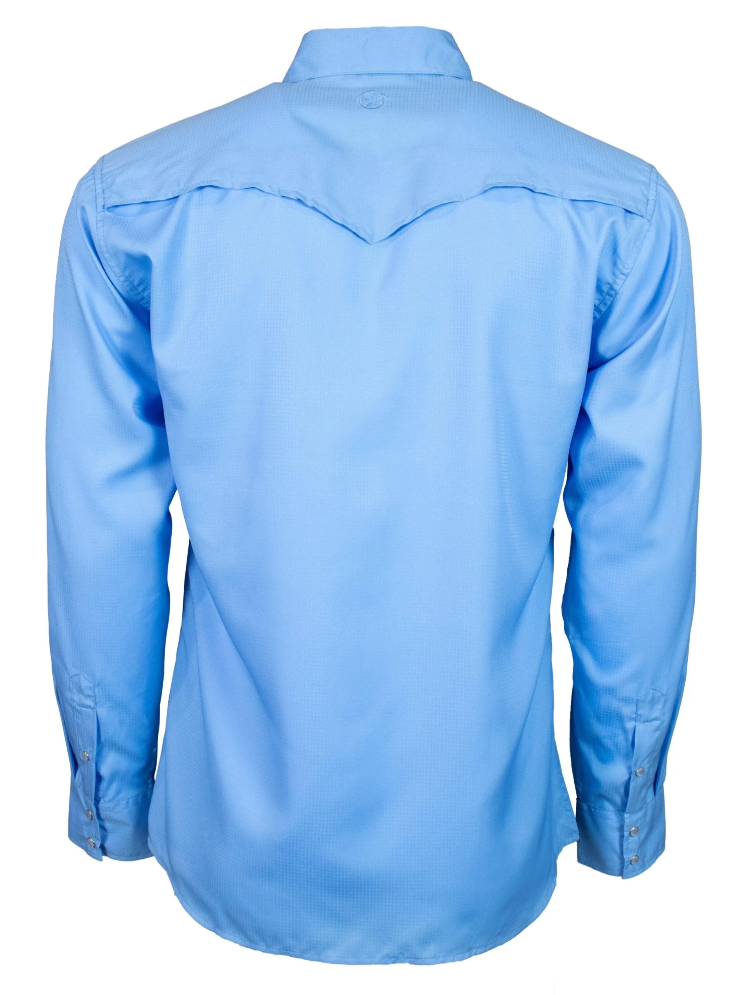 HOOey "Sol" Sky Blue Long Sleeve Pearl Snap Shirt 5 HOOey "Sol" Sky Blue Long Sleeve Pearl Snap Shirt - Image 3