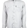 HOOey "Sol" Grey Long Sleeve Pearl Snap Shirt -HOOey Shop HT1612GY