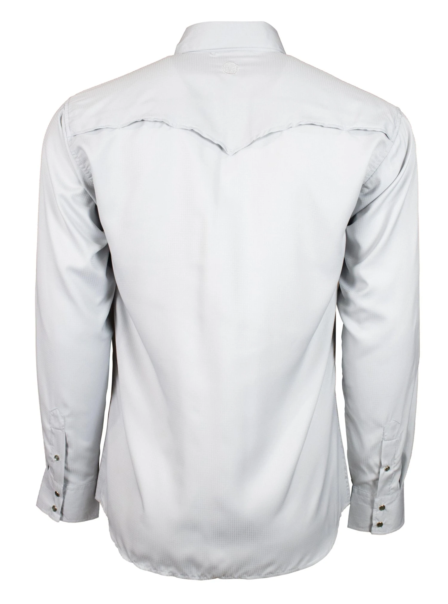 HOOey "Sol" Grey Long Sleeve Pearl Snap Shirt 4 HOOey "Sol" Grey Long Sleeve Pearl Snap Shirt - Image 2
