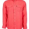 HOOey "Sol"Watermelon Long Sleeve Pearl Snap Shirt -HOOey Shop HT1612PK