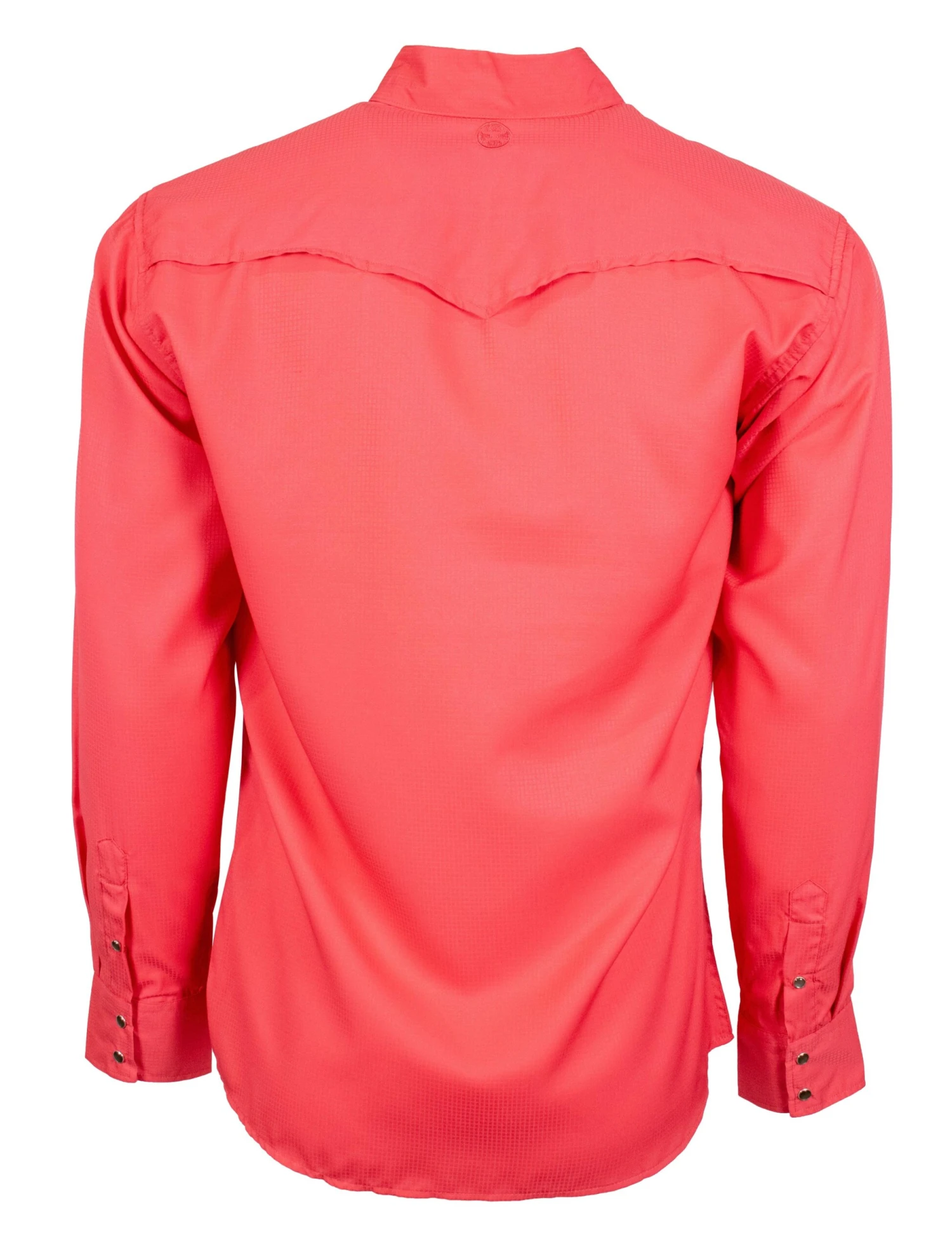 HOOey "Sol"Watermelon Long Sleeve Pearl Snap Shirt 4 HOOey "Sol"Watermelon Long Sleeve Pearl Snap Shirt - Image 2