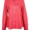 HOOey "Sol" Ladies Watermelon Long Sleeve Pearl Snap Shirt -HOOey Shop HT1613PK