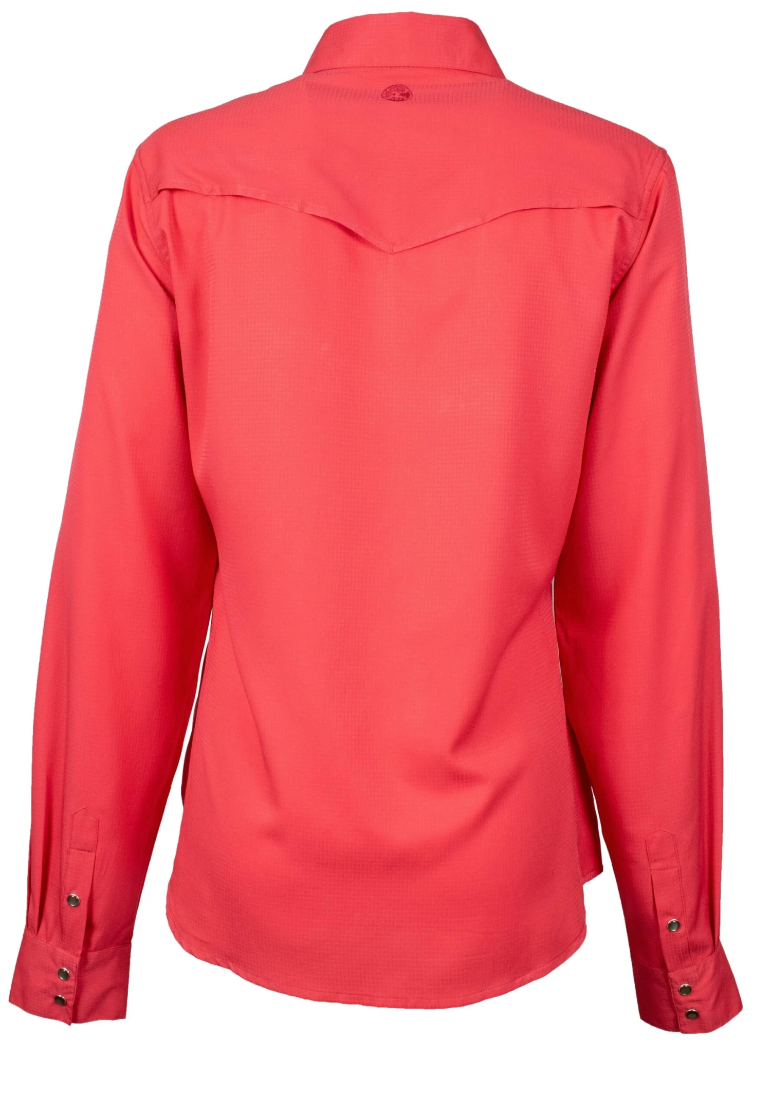 HOOey "Sol" Ladies Watermelon Long Sleeve Pearl Snap Shirt 5 HOOey "Sol" Ladies Watermelon Long Sleeve Pearl Snap Shirt - Image 3