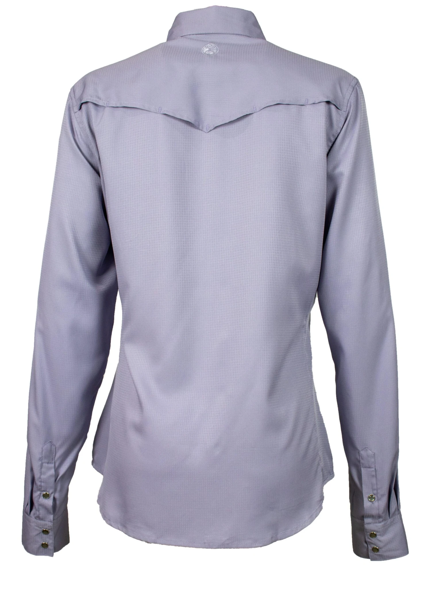 HOOey "Sol" Ladies Violet Long Sleeve Pearl Snap Shirt 5 HOOey "Sol" Ladies Violet Long Sleeve Pearl Snap Shirt - Image 3