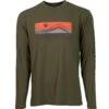 HOOey "Dusk" Olive Log Sleeve Tee -HOOey Shop HT1620OLECOMM