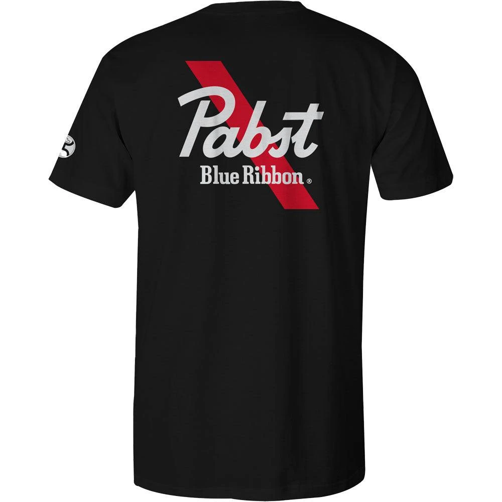 HOOey "Pabst Blue Ribbon" Black W/Red & White T-Shirt 3 HOOey "Pabst Blue Ribbon" Black W/Red & White T-Shirt
