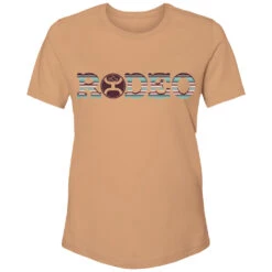 HOOey "Rodeo" Sienna W/Serape Logo T-shirt