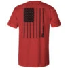HOOey "Liberty Roper" Red W/Flag T-shirt -HOOey Shop HT1680RD back