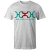 HOOey "Loop" White W/Turquoise /Red Logo T-shirt -HOOey Shop HT1681WH front