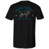 HOOey "Charbray" Black W/Grey/Blue Rank Stock Logo T-shirt -HOOey Shop HT1684BK back