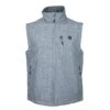 "Hooey Softshell Vest" Grey W/Charcoal 2 "Hooey Softshell Vest" Grey W/Charcoal -HOOey Shop HV073GY
