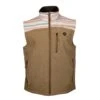 "Hooey Softshell Vest" Tan W/Cream Pattern -HOOey Shop HV073TN