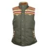 Youth Girls "Hooey Canvas Vest" Green -HOOey Shop HV083GRSP 1