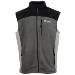 "Hooey Fleece Vest" Charcoal W/ Grey/Black Accents