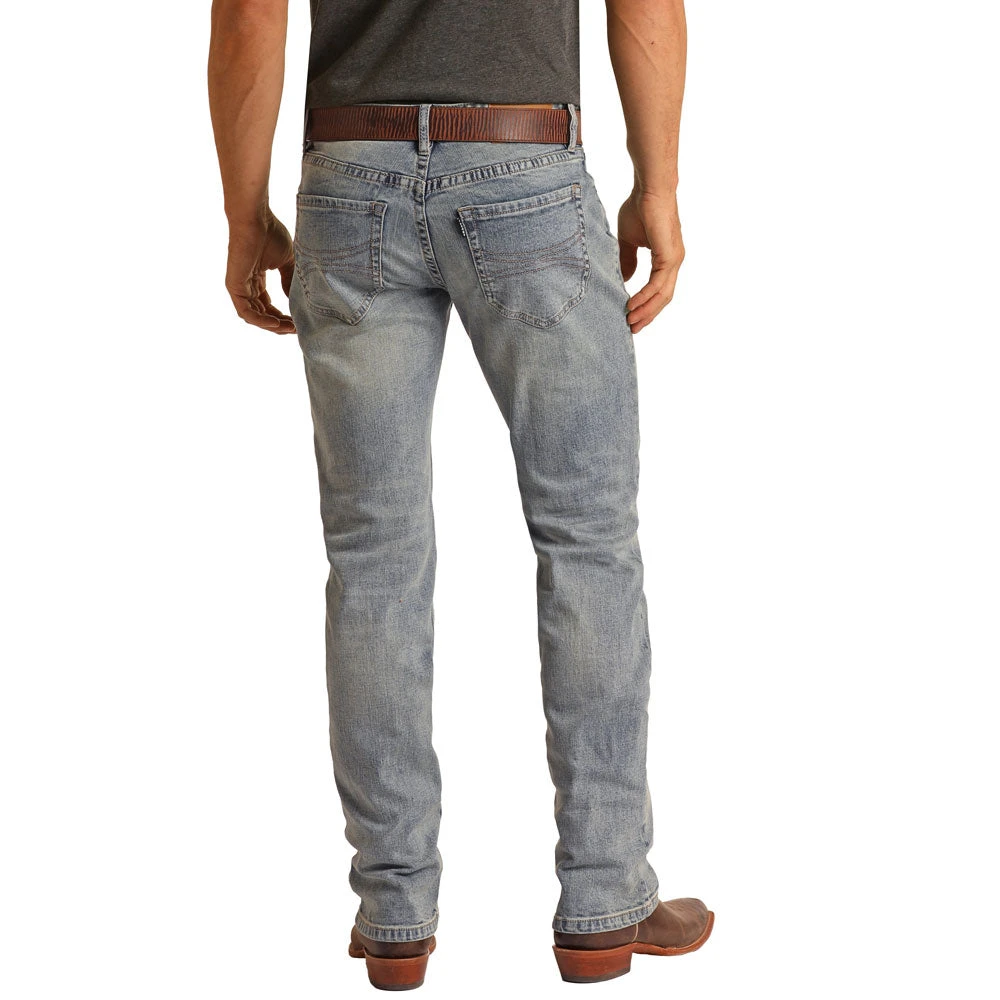 HOOey Light Vintage Slim Fit Stretch Straight Jeans 4 HOOey Light Vintage Slim Fit Stretch Straight Jeans - Image 2