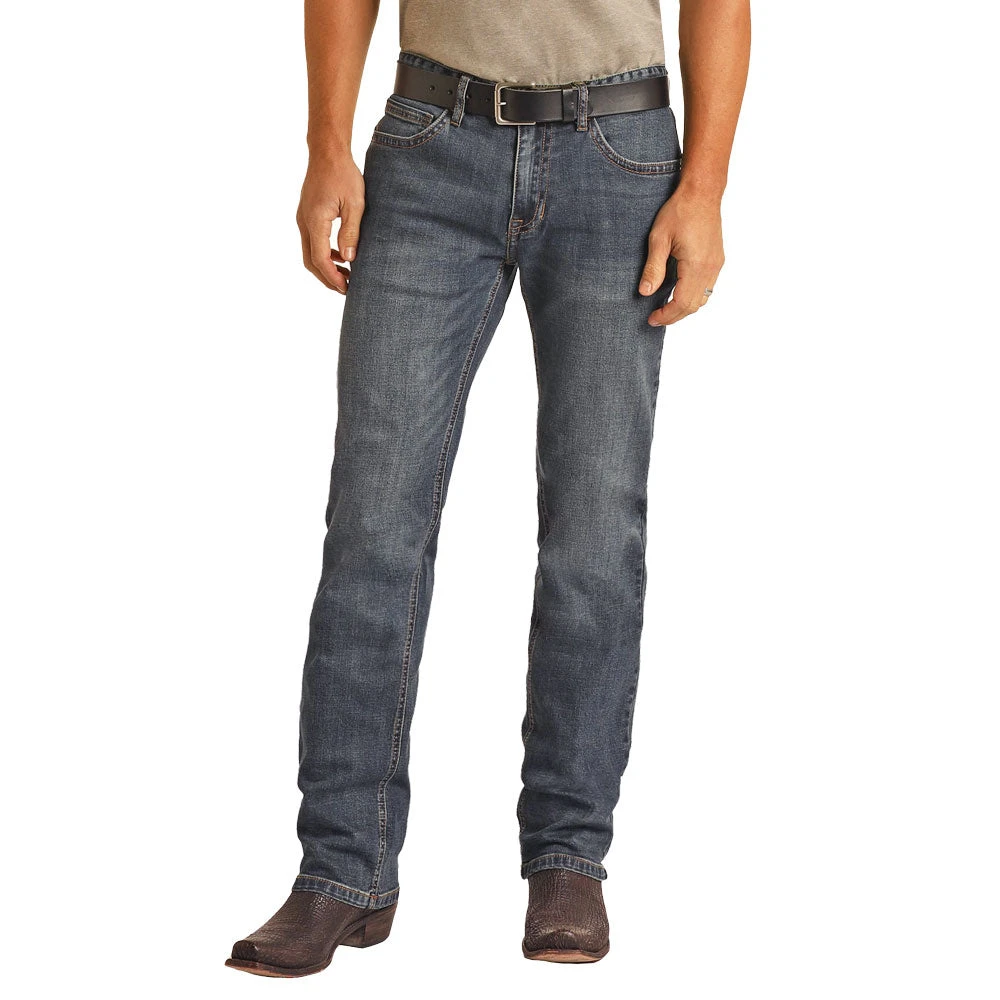 Medium Vintage Hooey Slim Fit Straight Leg Jeans 4 Medium Vintage Hooey Slim Fit Straight Leg Jeans - Image 2