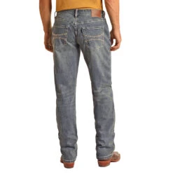 "Light Wash" Relaxed Fit Stackable Bootcut Hooey Jeans