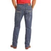 "Medium Wash" Relaxed Fit Stackable Bootcut Hooey Jeans -HOOey Shop HYMDTBR1IGBACK