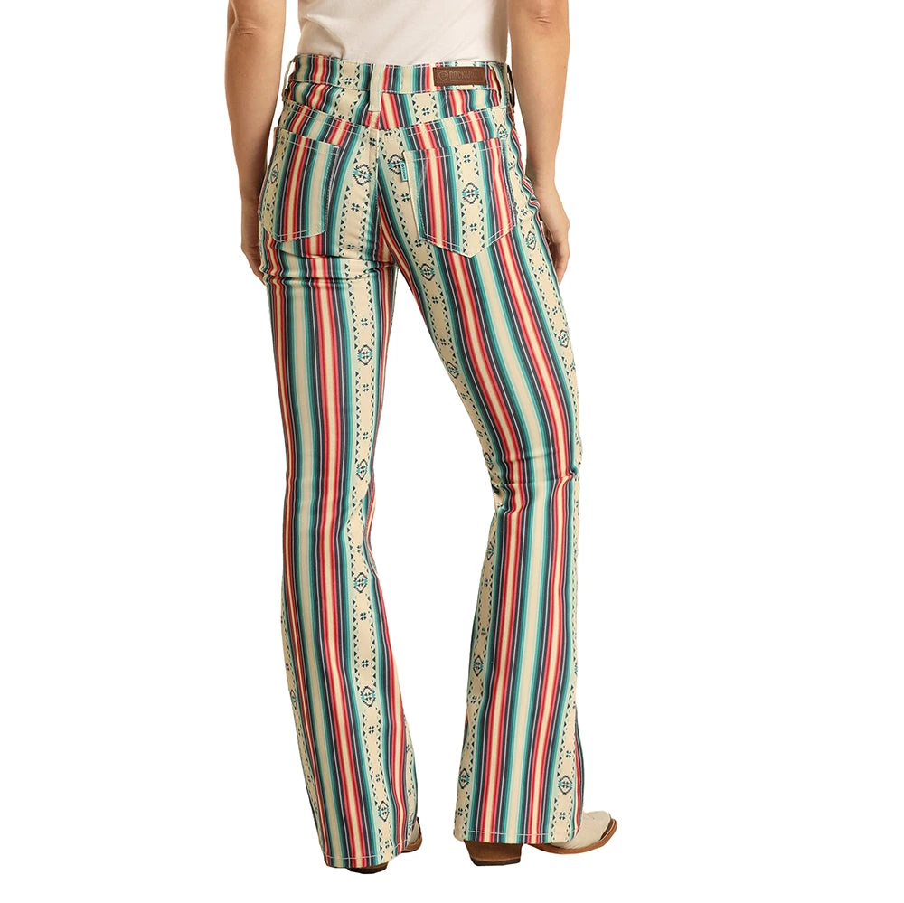 HOOey "Serape Stripes" Flare Ladies Jeans 3 HOOey "Serape Stripes" Flare Ladies Jeans