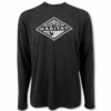 HOOey "Graphite" Black/White Long Sleeve Tee -HOOey Shop Habitat diamond 89522.1558726937.1280.1280