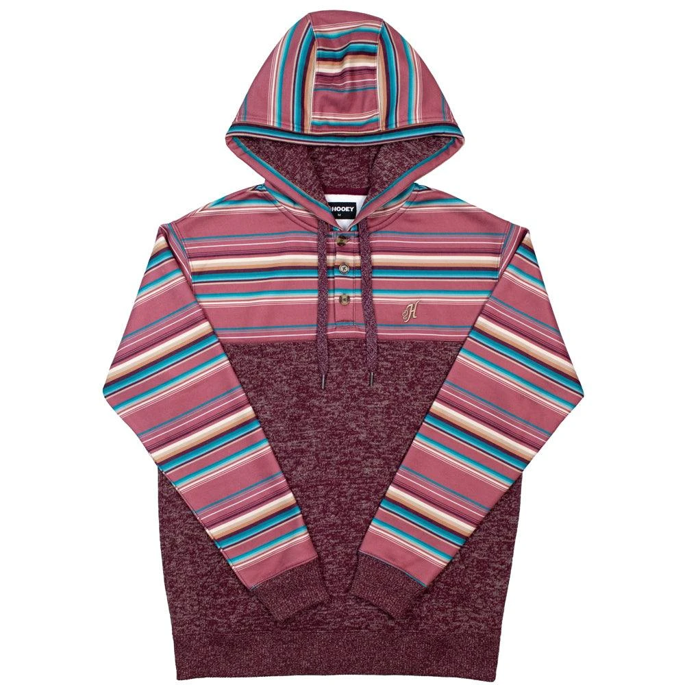 HOOey "Jimmy" Serape /Maroon Hoody 3 HOOey "Jimmy" Serape /Maroon Hoody