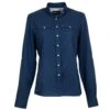 HOOey "Sol" Ladies Navy Long Sleeve Pearl Snap Shirt 2 HOOey "Sol" Ladies Navy Long Sleeve Pearl Snap Shirt -HOOey Shop IMG 3864
