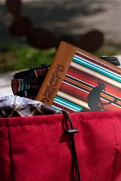 HOOey "Punchy Serape" Leather Notebook Cover Multi Color Serape -HOOey Shop IMG 9102