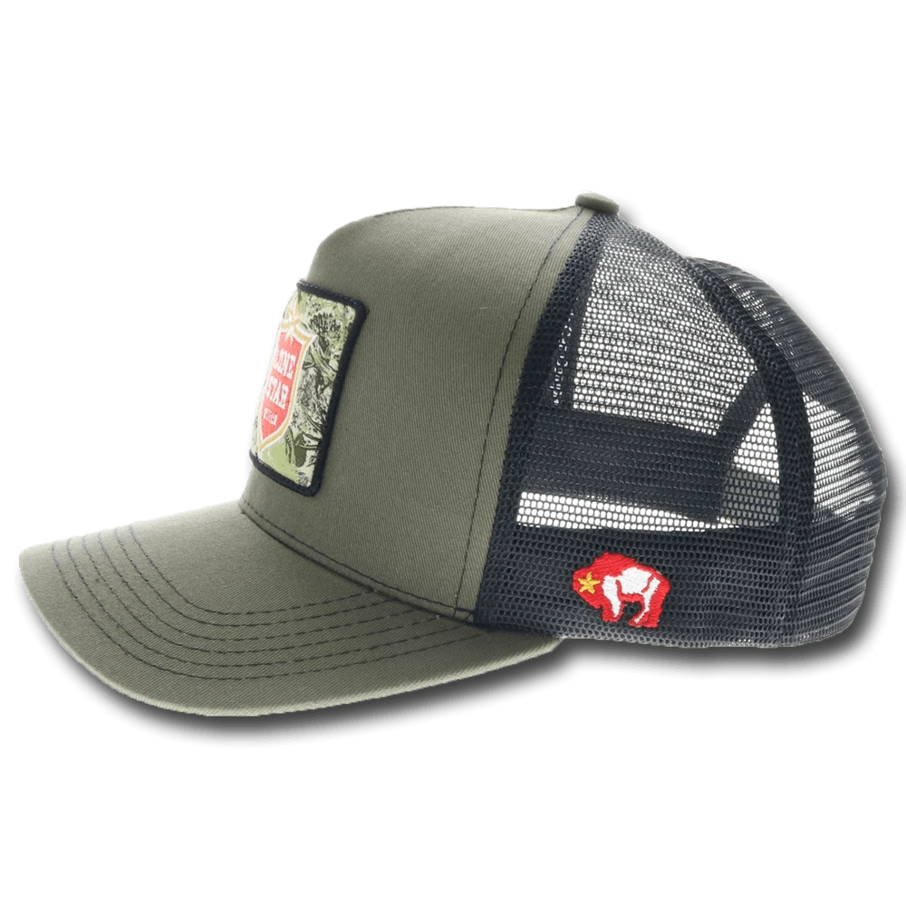 HOOey American Made "Lone Star" Camo Patch Trucker Hat 6 HOOey American Made "Lone Star" Camo Patch Trucker Hat - Image 4