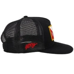 HOOey American Made "Lone Star" Black Patch Trucker Hat -HOOey Shop LS00816