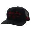 HOOey American Made "Lone Star" Always Texan Black /Red Trucker Hat -HOOey Shop LS019T BK02