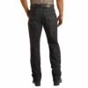 HOOey "Dark Wash" Raw Denim Double Barrel Stackable Bootcut Jeans -HOOey Shop MTB3566 BACK