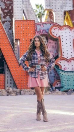 HOOey "Ladies Flannels" Charcoal/ Grey -HOOey Shop P1088987