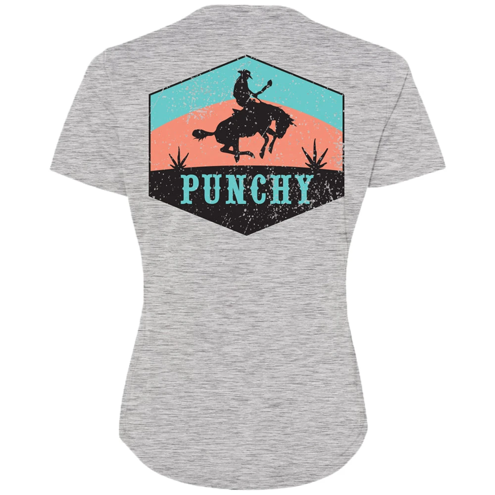 HOOey "Ranchero" Grey W/Teal/Orange Logo T-shirt 3 HOOey "Ranchero" Grey W/Teal/Orange Logo T-shirt