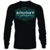 HOOey "Roughy Tribe" Black W/Blue Aztec Print Logo -HOOey Shop RT1508BK BACK