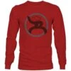 HOOey "Roughy 2.0" Red Long Sleeve T-Shirt -HOOey Shop RT1509RD FRONT