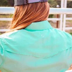 HOOey "Sol" Ladies Sea Foam Long Sleeve Pearl Snap Shirt 11 HOOey "Sol" Ladies Sea Foam Long Sleeve Pearl Snap Shirt -HOOey Shop Untitled 1 3768b0c7 9834 458a ae7e acf3cfc36c1e