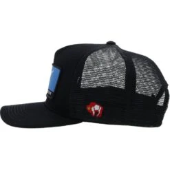 HOOey Wright Brothers Hat Black W/red & Blue Patch 8 HOOey Wright Brothers Hat Black W/red & Blue Patch -HOOey Shop WB005 2