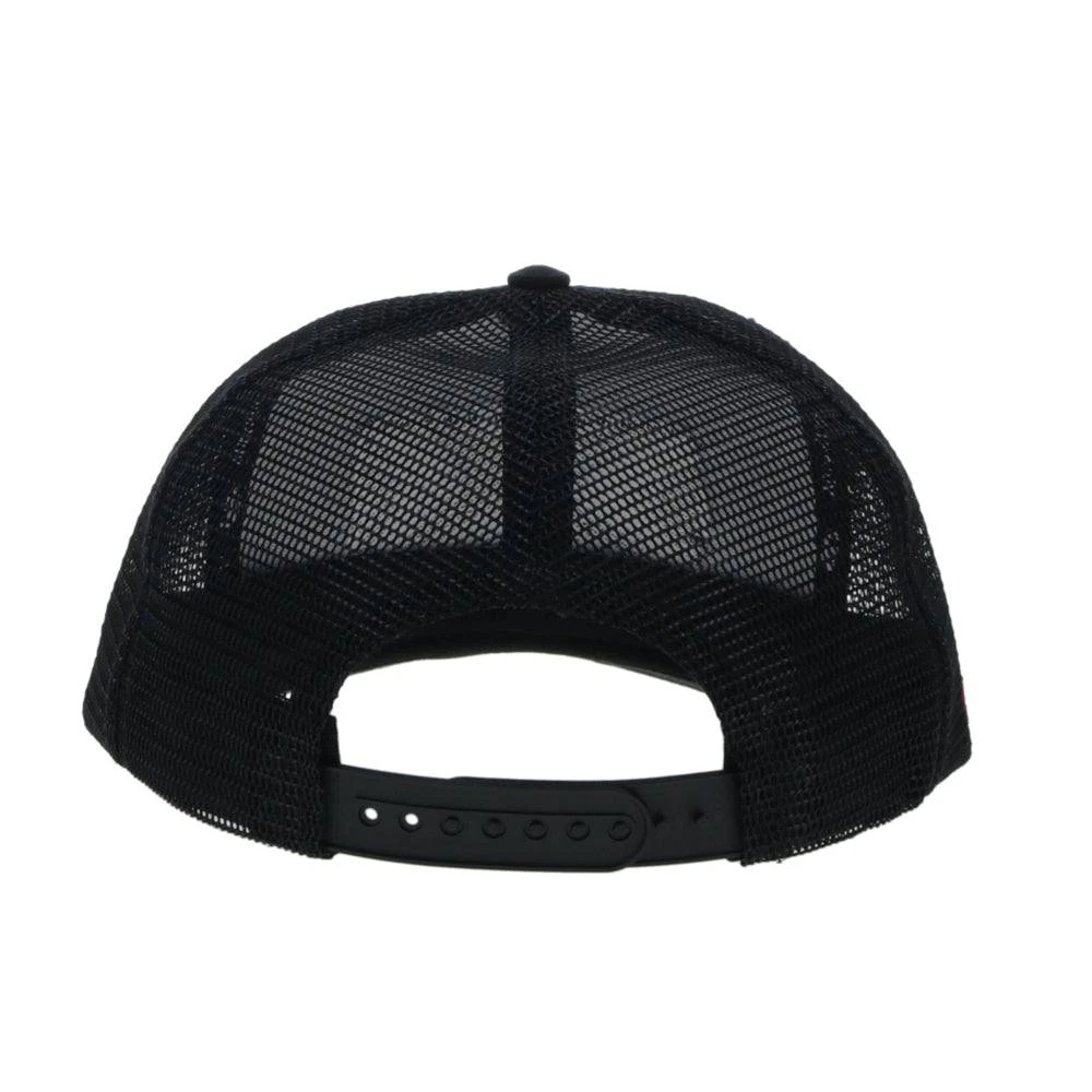 HOOey Wright Brothers Hat Black W/red & Blue Patch 4 HOOey Wright Brothers Hat Black W/red & Blue Patch - Image 2